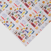 イギリスのシンボル 薄葉紙 (詳細)