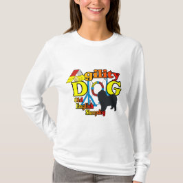 イギリスのシープドッグ・アジリティ・シャツギフト Tシャツ