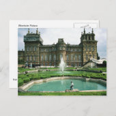 イギリスのシーン、ブレンハイムパレス ポストカード (正面/裏面)