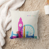 イギリスのスカイライン クッション (ブランケット)