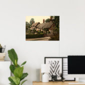 イギリスのストラトフォード・オン・アボンのアン・ハサウェイのコテージ ポスター (ホームオフィス)