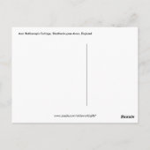 イギリスのストラトフォード・オン・アボンのアン・ハサウェイのコテージ ポストカード (裏面)