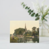 イギリスのストラトフォード・オン・アボンのトリニティ教会I ポストカード (スタンド正面)