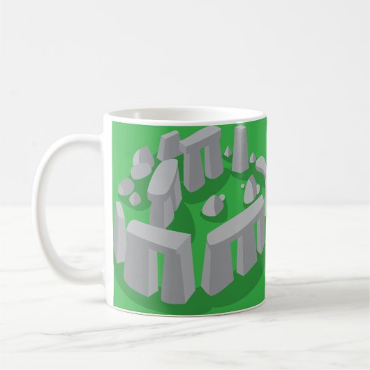 イギリスのストーンヘンジ コーヒーマグカップ (左)