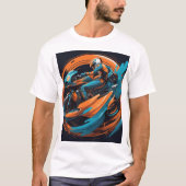 イギリスのスピードtシャツ435 tシャツ (正面)