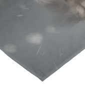 イギリスのセッターとサンタクロースフェスティバルクリスマス テーブルクロス (アングル)