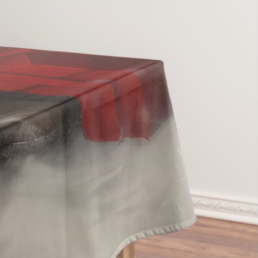 イギリスのセッターとサンタクロースフェスティバルクリスマス テーブルクロス (インサイチュ)