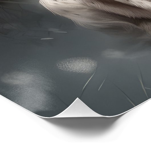 イギリスのセッターとサンタクロースフェスティバルクリスマス ポスター (コーナー)