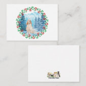 イギリスのセッタークリスマスカード ノートカード (正面/裏面)