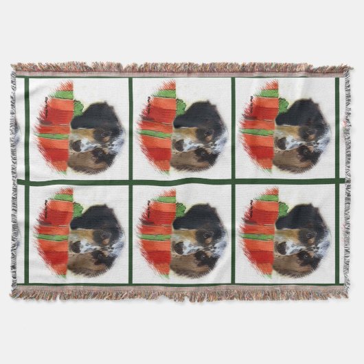 イギリスのセッタークリスマス スローブランケット (正面)