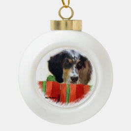 イギリスのセッタークリスマス セラミックボールオーナメント