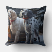 イギリスのセッタースノーウィースリークリスマスデコール クッション (正面)