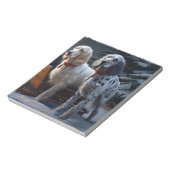 イギリスのセッタースノーウィースリークリスマスデコール ノートパッド (回転)