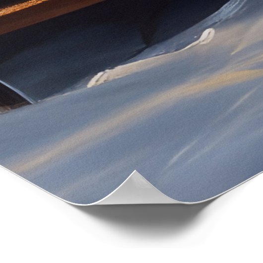 イギリスのセッタースノーウィースリークリスマスデコール ポスター (角)