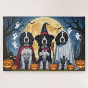 イギリスのセッタードッグズカボチャおもしろいハロウィーン ジグソーパズル