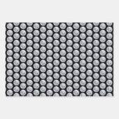 イギリスのセッターブルー絵画ベルトンのドッグアート ラッピングペーパーシート (正面3)