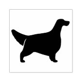 イギリスのセッター犬がシルエットを育てる ラバースタンプ (インプリント)