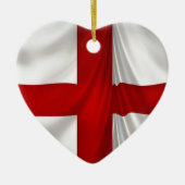 イギリスのセントジョージ州愛国国旗 セラミックオーナメント (正面)