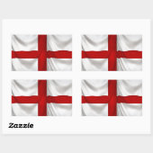 イギリスのセントジョージ州愛国国旗 長方形シール (シート)