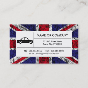 イギリスのタクシー 名刺