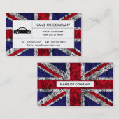 イギリスのタクシー 名刺 (正面/裏面)