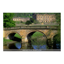 イギリスのダービシャー州チャッツワースハウス