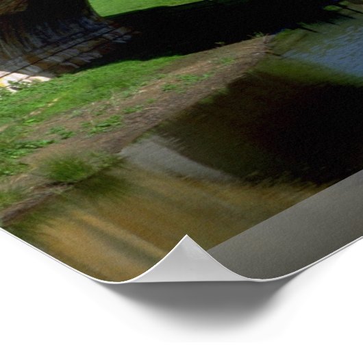 イギリスのダービシャー州チャッツワースハウス ポスター (角)