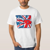 イギリスのチームGBの英国国旗のTシャツ Tシャツ (正面)