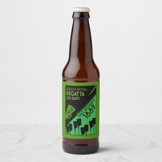イギリスのテムズ川レガッタ ビールラベル (正面)