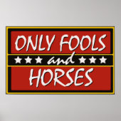 イギリスのテレビおもしろい番組は愚か者のみ ポスター (正面)