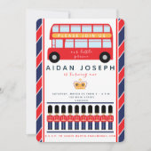 イギリスのテーマの招待状 招待状 (正面)