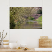 イギリスのデボン州ティヴァートン運河 ポスター (キッチン)