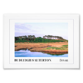 イギリスのデボン州，ブダリー・サルタトン フォトプリント           