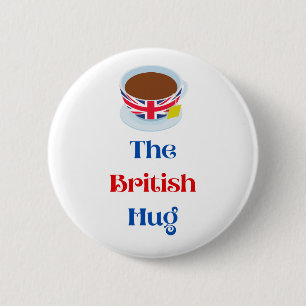 イギリスのハグ 缶バッジ