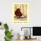 イギリスのハト ポスター (ホームオフィス)