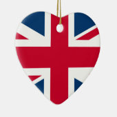 イギリスのハートのオーナメント セラミックオーナメント (右)