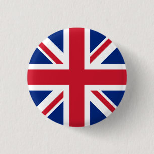 イギリスのバッジ-英国国旗 缶バッジ