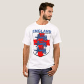 イギリスのバッジ Tシャツ (正面フル)