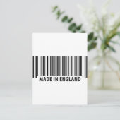 イギリスのバーコードバーコードで作られる ポストカード (スタンド正面)