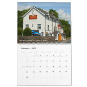 イギリスのパブとホテル 2027年カレンダー カレンダー (2月 2027)