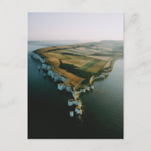 イギリスのパーベック島、古いハリー・ロックス ポストカード (正面)