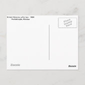 イギリスのビクトリアンな郵便ポスト- 1866年 ポストカード (裏面)