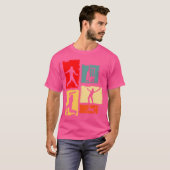 イギリスのファンCricket Lover Team English Fans Odi C Tシャツ (正面フル)