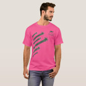 イギリスのファンCricket Lover Team English Fans Odi C Tシャツ (正面フル)