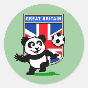 イギリスのフットボールのパンダ ラウンドシール