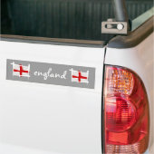 イギリスのブラシの旗 バンパーステッカー (トラック上)