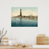 イギリスのブラックプール、セントラル・ピアから ポスター (キッチン)