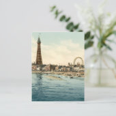 イギリスのブラックプール、セントラル・ピアから ポストカード (スタンド正面)