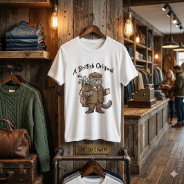 イギリスのブリティッシュショートヘアの猫のTシャツ Tシャツ