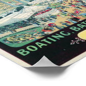 イギリスのブリディントンのヴィンテージ旅行ポスター ポスター (角)